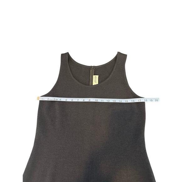St. John Black Santana Knit Sleeveless Work Office Career Sweater Dress Size 8‎ - Picture 9 of 10